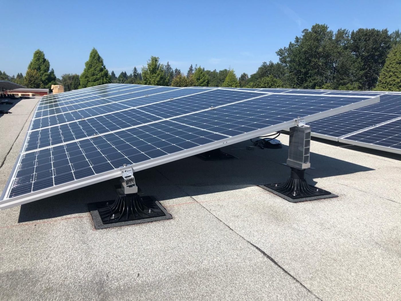 Soprasolar Solar Panel Pedestals for Membrane Roofs